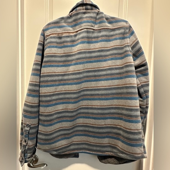 A371 Voyager Sherpa Lined Shirt Jacket Men’s M Western Aztec Shacket Workwear - Picture 6 of 6